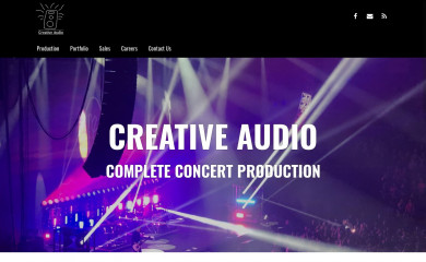 creativeaudio.us screenshot