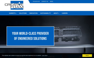 creativefoam.com screenshot