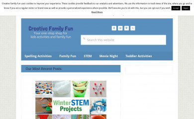 creativefamilyfun.net screenshot