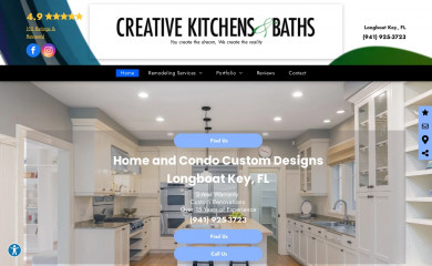 creativekitchenandbaths.com screenshot