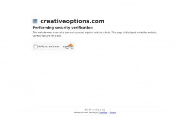 creativeoptions.com screenshot