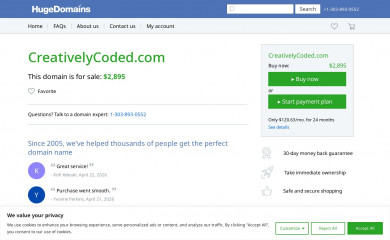 http://creativelycoded.com/ screenshot