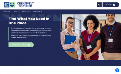 creativelyfocused.net screenshot