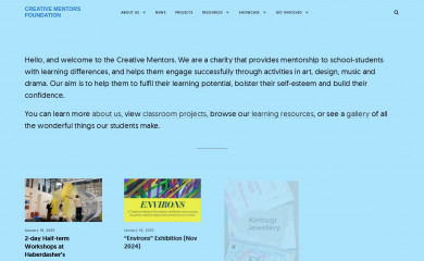 creativementors.org screenshot