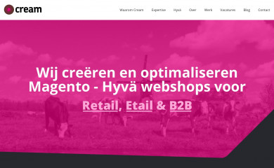 cream.nl screenshot