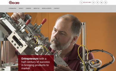 creare.com screenshot