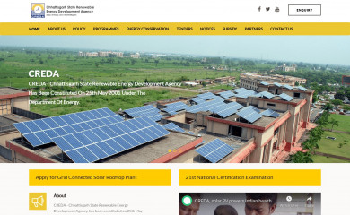creda.co.in screenshot