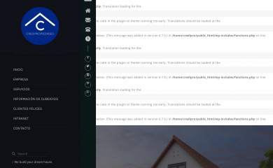 credipropiedades.cl screenshot