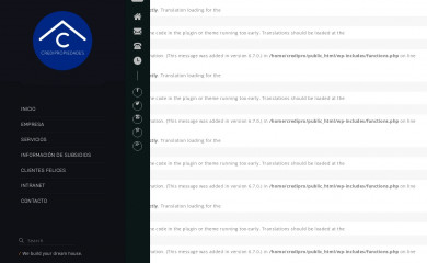 credipropiedades.cl screenshot
