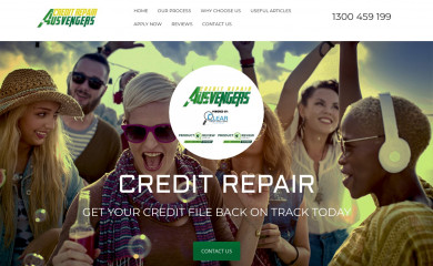creditrepairausvengers.com.au screenshot
