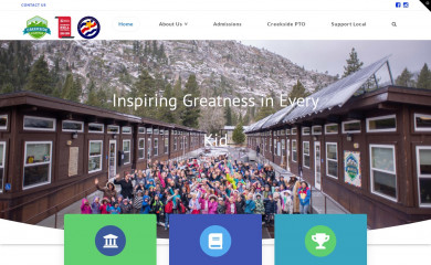 creeksidesquaw.org screenshot