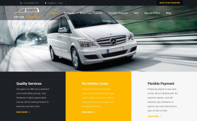 cretan-transfers.com screenshot