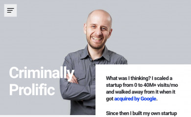 criminallyprolific.com screenshot
