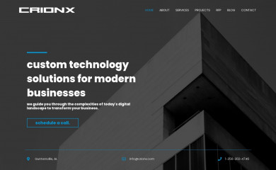 crionx.com screenshot