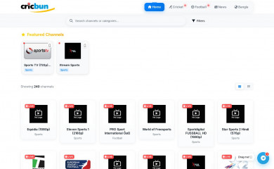 cricbun.com screenshot