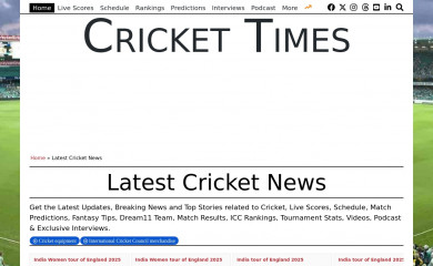 crickettimes.com screenshot