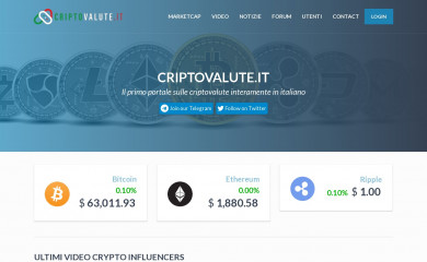 criptovalute.it screenshot