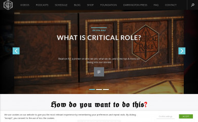 critrole.com screenshot
