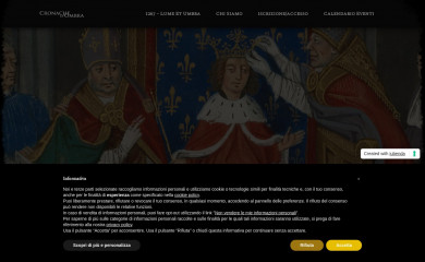 cronachedombra.it screenshot