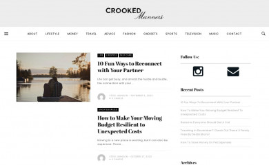crookedmanners.com screenshot