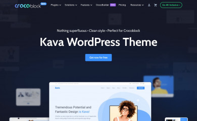 https://crocoblock.com/kava/ screenshot