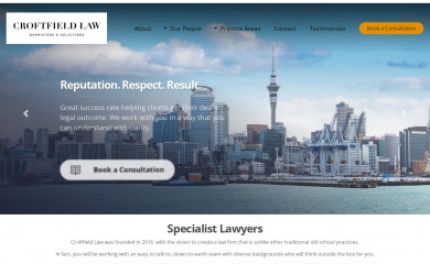 croftfieldlaw.co.nz screenshot