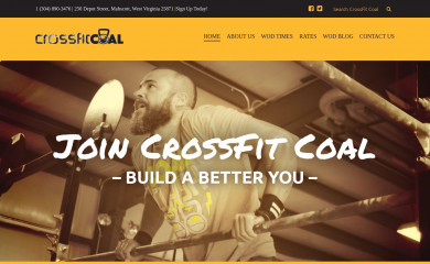 crossfitcoal.com screenshot