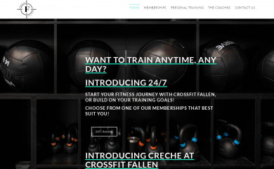 crossfitfallen.com.au screenshot