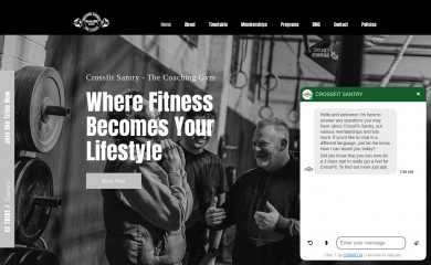 crossfitsantry.com screenshot
