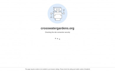 crosswatergardens.org screenshot