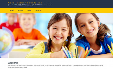 croulfoundation.org screenshot