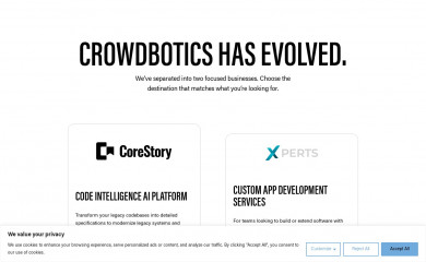 crowdbotics.com screenshot
