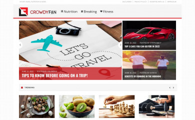 crowdyfan.com screenshot