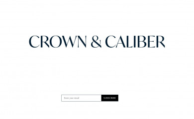 crownandcaliber.com screenshot
