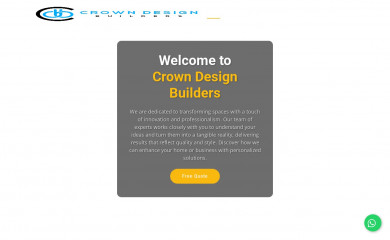 crowndesignbuilders.com screenshot