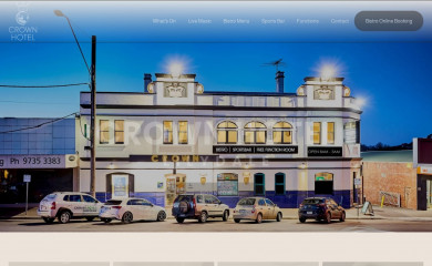crownhotellilydale.com.au screenshot