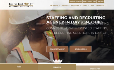 crownpersonnel.com screenshot