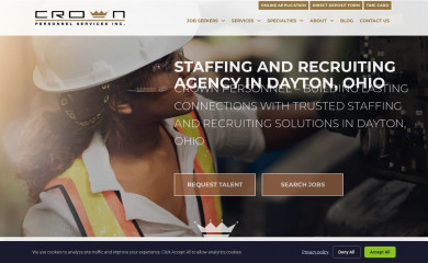 crownpersonnel.com screenshot