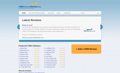 crmsoftwarereview.org screenshot