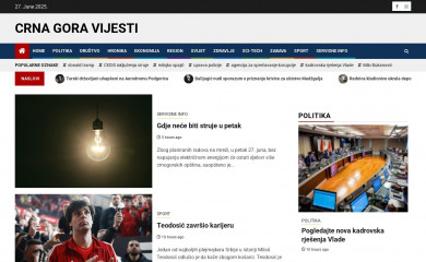 crnagoravijesti.me screenshot