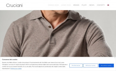 crucianicashmere.com screenshot