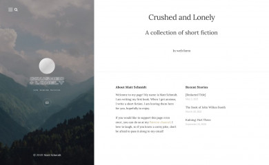 crushedandlonely.com screenshot