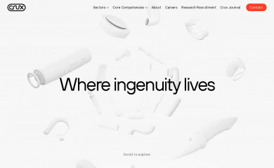 cruxproductdesign.com screenshot