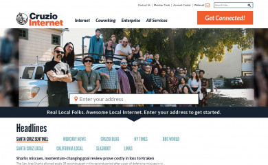 cruzio.com screenshot