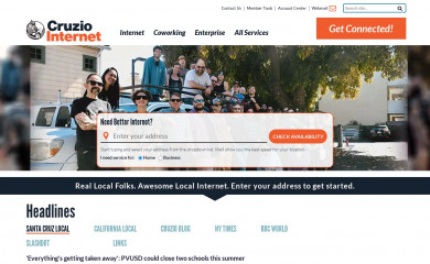 cruzio.com screenshot