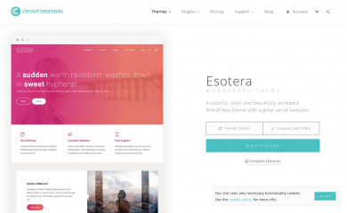 http://www.cryoutcreations.eu/wordpress-themes/esotera screenshot