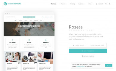 http://www.cryoutcreations.eu/wordpress-themes/roseta screenshot