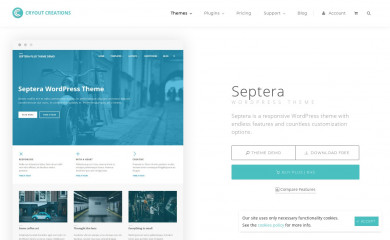 http://www.cryoutcreations.eu/wordpress-themes/septera screenshot