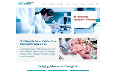 cryobank24.com screenshot