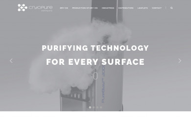 cryopurecorp.com screenshot